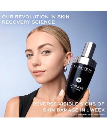 Lanc me Radiant Nightime Skincare Routine - Cr me Radiance Cream-to-Foam Face Cleanser 4.2 Fl Oz & G nifique Ultimate Dual Recovery Face Serum 0.67 Fl Oz - Buy Online on GoSupps.com