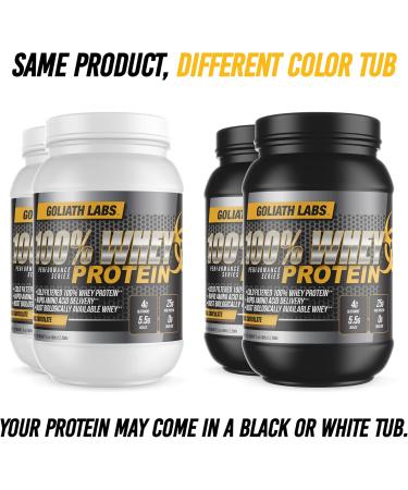 Goliath Labs Whey Protein (10 lbs, Strawberry) Strawberry 10 Pound (Pack of 2) - Buy Online on GoSupps.com