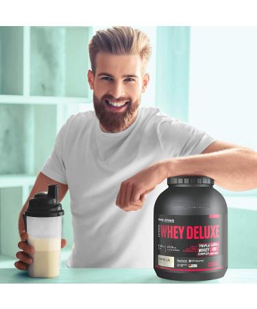 Body Attack Extreme Whey Deluxe Vanilla Cream 2x2.3 kg | Triple Whey Complex Protein Powder with Amino Acids | Low Fat & Sugar - Buy Now in Germany - Buy Online on GoSupps.com