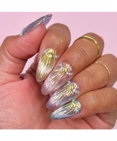 Daily Charme 3D Chrome Effect No-Wipe Gel Nail Polish - UV/LED 5g Clear Nail Gel for Chrome Nail Art & DIY at Home or Salon - Buy Online on GoSupps.com