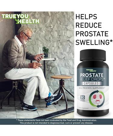 Prostate Relief Drops Capsules - Natural Prostate Supplement for Men - Our Best Prostate Supplements for Men - Our Best Prostate Health Supplement - Our Best Prostate Supplements for Men Over 50 & 60 - Buy Online on GoSupps.com