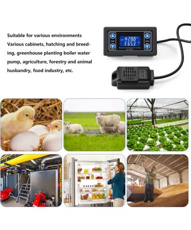 XY-WTH1 Digital LCD Temperature & Humidity Controller - Perfect for Incubation Breeding & Greenhouse Use | International Shipping Available - Buy Online on GoSupps.com