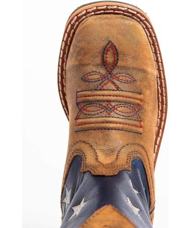 Cody James Boys' USA Flag Cowboy Boot - Broad Square Toe - Size 13 Little Kid, Brown - Buy Online on GoSupps.com