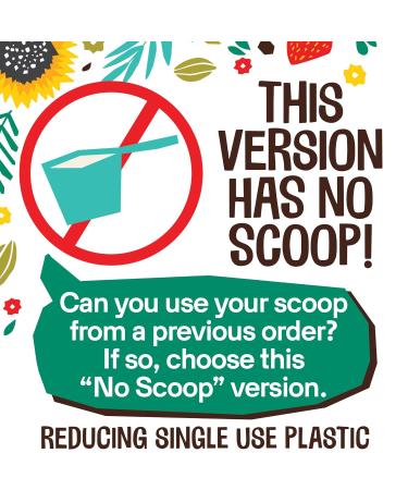 EarthChimp Organic Vegan Protein Powder - with Probiotics - Non GMO Dairy Free Non Whey Plant Based Protein Powder for Women and Men Gluten Free - 52 Servings 64 Oz (Plain & Unsweetened) No Scoop - Buy Online on GoSupps.com