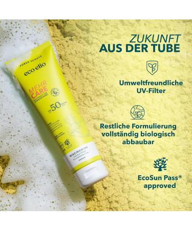 Eco Elio LSF 50 Sustainable Sunscreen 150ml - Octocrylene & Microplastics Free Perfume-Free Sun Protection for Face & Body - Buy Online on GoSupps.com