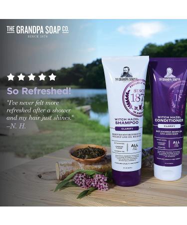 Shop The Grandpa Soap Co. Witch Hazel Conditioner 8 fl oz | Clarify & Refresh Hair - Buy Online on GoSupps.com