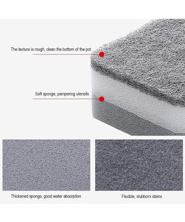 Dishwashing Sponge 3 5pcs/Set Scrubber Oil Remover Sponge for Dishes - Buy Online on GoSupps.com
