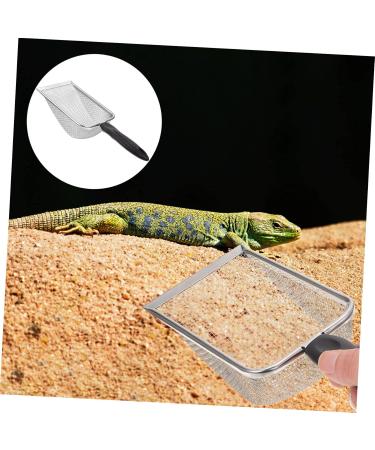 BESPORTBLE 2 Pcs Pet Cleaning Tools Shovel Fine Mesh Scoop Mats Scoops Pump Rat Cage Gear Cork Stainless Steel 27X10X5CMx2pcs Blackx2pcs - Buy Online on GoSupps.com