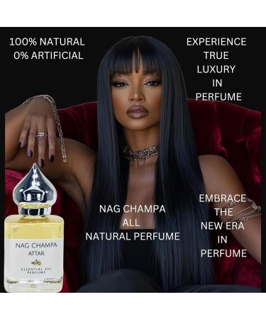 Nag Champa Attar Essential Oil Perfume 30ml Vegan Clean Botanical Perfume Essence No Synthetics! All-Natural Made With Certified Organic Cane Alcohol- Cruelty-Free Phthalate-Free Paraben-Free Gluten-Free - Buy Online on GoSupps.com