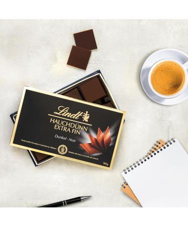 Lindt - Box of Extra Fine Chocolate Squares - Dark Chocolate 180g - Buy Online on GoSupps.com
