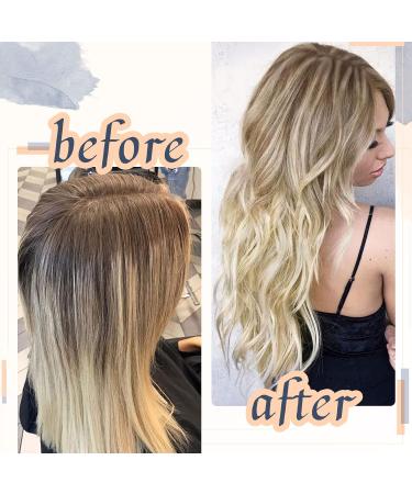 RUNATURE Blonde Balayage Ombre Human Hair Tape in Extensions - Straight 12 Inch 30g #18/22/60 - Buy Online on GoSupps.com
