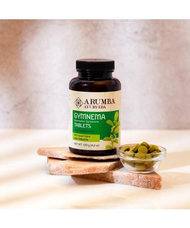 Arumba Gymnema Sylvestre Tablets 240 nos Un-Coated (No Chemical Coating) Gymnema Tablets - Buy Online on GoSupps.com