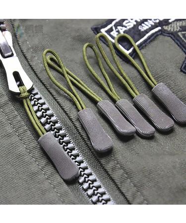 10 Zipper Loops Pendant | Orange Zipper Extension Pull - International Shipping Available - Buy Online on GoSupps.com