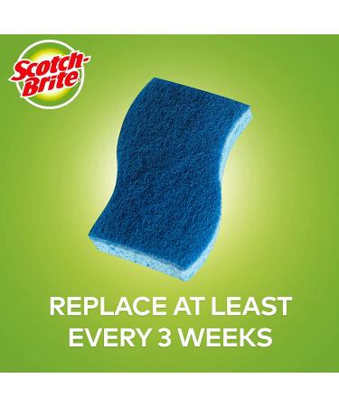 Scotch-Brite Non-Scratch Scrub Sponges - 3 Pack for Dishes & Kitchen Cleaning - Buy Online on GoSupps.com