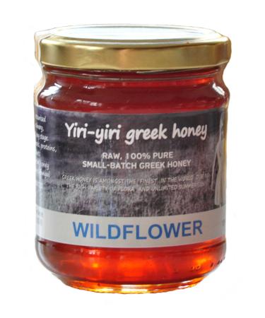 RAW Greek Honey 100% Pure - Wildflower Blossom 260g - from The Rural Meadows of Ilia in The Peleponnese. - Buy Online on GoSupps.com