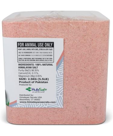 100% Pure Compressed Himalayan Salt Lick for Horses, Cows & Goats - Premium Quality Mineral-Rich Natural Salt - Buy Online on GoSupps.com