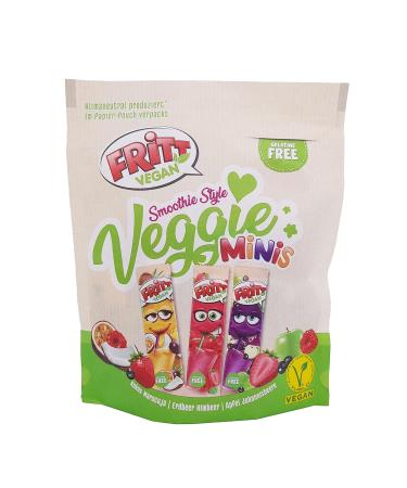 Fritt Veggie Minis Smoothie Style - 3 x 135g | Healthy Vegan Snack | Buy Internationally - Buy Online on GoSupps.com