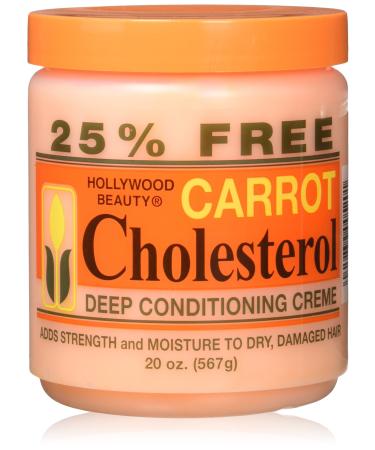Hollywood Beauty Carrot Cholesterol Deep Conditioning Creme  20 Ounce