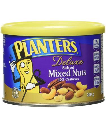 Planters Deluxe Mix Nuts 40% Cashews Roasted 200 Grams & Almonds Roasted Salted 200g Mix Nuts + Almonds 200g - Buy Online on GoSupps.com
