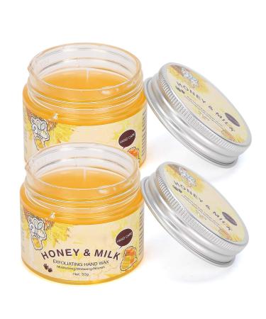 Buy Hand Wax Masks - 2 Pack Honey Milk Moisturizing Exfoliating Hand Wax - 50G Brightening & Nourishing Treatment - Buy Online on GoSupps.com