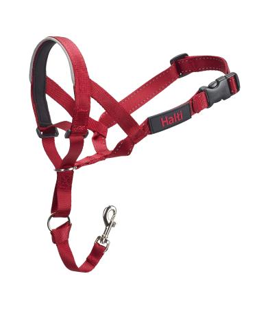 Halti Head Collar Head Halter Collar for Dogs Head Collar to Stop Pulling for Small Medium and Large Dogs Red Size 4