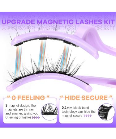 Buy Wiwoseo Magnetic Eyelashes B-16MM - Waterproof Reusable & Easy to Apply Without Eyeliner - Shop Natural Magnetic Lashes with Applicator Internationally - Buy Online on GoSupps.com