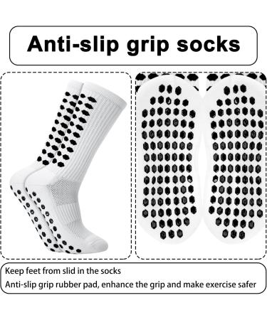Buy Utensilsto 3 Pairs Grip Sports Socks for Men | Anti-Slide Football & Basketball Socks | Slipproof Soccer Socks (Size 39-46) - International Shipping Available - Buy Online on GoSupps.com