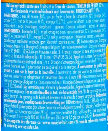 Oasis Tropical 4 x 500ml - Buy Online on GoSupps.com