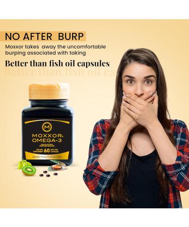 Moxxor Omega 3 New Zealand Green Lipped Mussel Oil Soft gels for Joint Support and Mobility Heart and Immune Support No Fishy Aftertaste 11-Pack 660Soft gels 2-Soft gels Per Day 330 Day Supply - Buy Online on GoSupps.com
