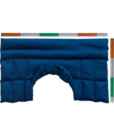 Rapeseed Cushion Neck Pillow - Bio-Fabric Gentian Blue | Warmth & Comfort for Shoulders - Buy Online on GoSupps.com