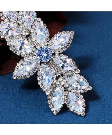 MAGICLULU Rhinestone Hair Clip Wedding Hair Clip Wedding Rhinestones Hair Clip Women Hair Clip Hair Rhinestones Women Hair Accessories Crystal Hair Barrette Crystal Hair Accessories - Buy Online on GoSupps.com