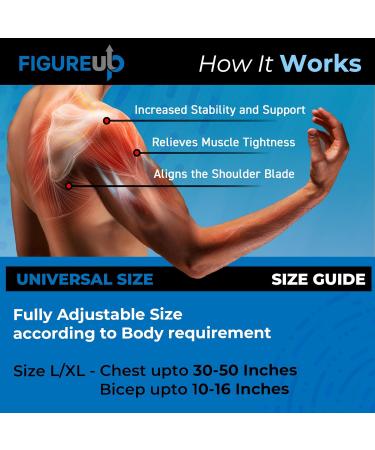 Shoulder Brace for Pain Relief | Adjustable Neoprene Compression Sleeve for Torn Rotator Cuff | Ergonomic Support for Men & Women - Buy Online on GoSupps.com