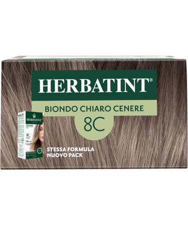  Herbatint Herbatint Permanent Hair Colour Gel 8C Light Ash Blonde - 170ml | Ammonia-Free 100% White Hair Coverage | for Sensitive Skin with 8 Organic Natural Extracts - Buy Online on GoSupps.com