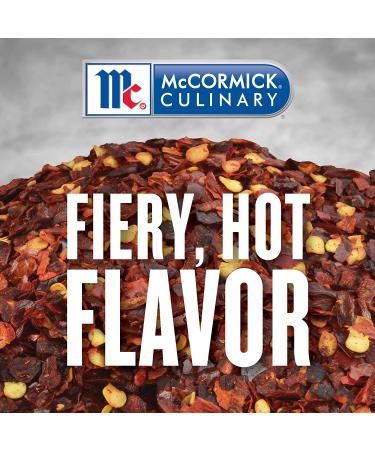 McCormick Culinary Crushed Red Pepper Flakes 13 oz - Perfect for Pizza, Beef, Pork, and Flatbreads - Buy Online on GoSupps.com