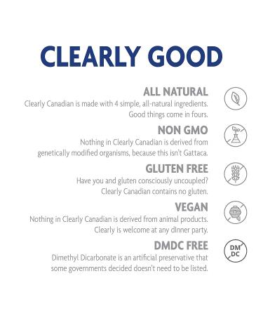 Clearly Canadian Mountain Blackberry Sparkling Spring Water - 12 Bottles x 325mL Case, Natural & Carbonated Seltzer Water - Buy Online on GoSupps.com