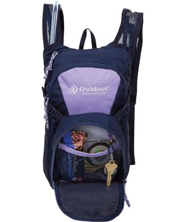 Outdoor Products Tadpole Hydration Pack - Black/Violet Tulip - Buy Online on GoSupps.com