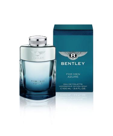 Bentley for Men Azure Eau De Toilette Spray 3.4 Ounce Fruity 3.4 Fl Oz (Pack of 1) - Buy Online on GoSupps.com