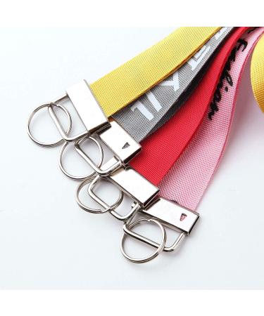 50 Sets Key Fob Hardware Keychain Wristlet with Split Ring 1 Inch - Buy Online on GoSupps.com