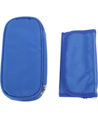 OEIPSMK Insulin Bottle Carrying Case Lightweight Medicine Cooler Bag Closure Space Saving Multifunctional EVA Oxford Cloth for Indoor (Mint Green) One Color Blue - Buy Online on GoSupps.com