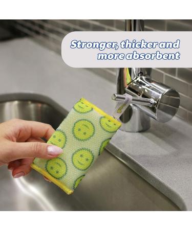 Scrub Daddy Scour Pads - Scour Daddy - Multi-Surface Scouring Pad  Absorbent  Durable  FlexTexture Sponge  Soft in Warm Water  Firm in Cold  Scratch Free  Odor Resistant  Easy to Clean  3ct - Buy Online on GoSupps.com