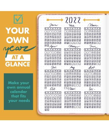 Dotted Journal Stencil Set - Easy Layout Creation Kit for Planners - Includes Bullet Points, Checklists, and Calendars - Buy Online on GoSupps.com