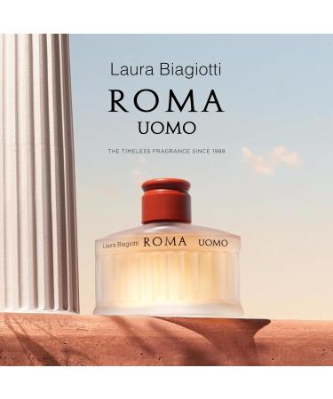 Laura Biagiotti Roma for Men Classic and Elegant Scent - Opens with Grapefruit Bergamot and Basil - Reveals Your Seductive and Masculine Side - Perfect for Date Night - 1.3 oz EDT Spray 1.3 Ounce (Pack of 1) - Buy Online on GoSupps.com