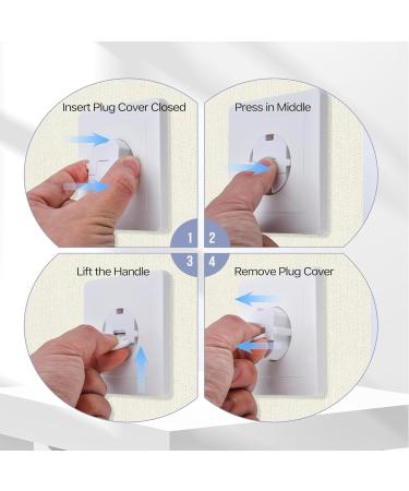 Socket Protection Lid for Schuko Type F Sockets Dust & Splash Resistant No Adhesives or Keys Required | International Shipping Available - Buy Online on GoSupps.com