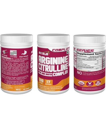 Nutrija L-Arginine and L-Citrulline Complex - 100g Pineapple | Enhance Performance & Energy | Buy Online - Buy Online on GoSupps.com