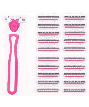 Soft Touch ladies razor with 21 refill packs
