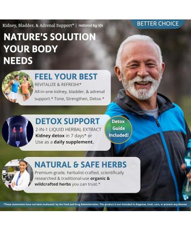 Kidney Bladder & Adrenal Cleanse Detox - Support Natural Wellness | International Shipping - Buy Online on GoSupps.com