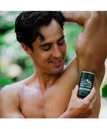 Natural Deodorant for Men - Aluminum Free - Made with Simple Plant-Based Ingredients & Peppermint Essential Oil - Made in USA - Woodland Mint Scent - 2 .65 oz - Buy Online on GoSupps.com