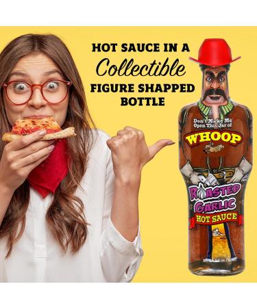 Cowboy Roasted Garlic Hot Sauce - 5 oz Try if you dare! Perfect Gourmet Gift for the Steak Sauce Fan - Buy Online on GoSupps.com