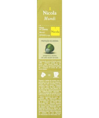 NICOLA Mundi Coffee Capsules Compatible with Nespresso Machines 100-Count - Buy Online on GoSupps.com