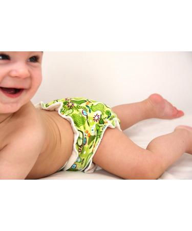 Petit Lulu Bamboo Maxi-Night Diaper - Fitted Velcro Reusable & Washable - Eco-Friendly - Made in Europe - Buy Online on GoSupps.com